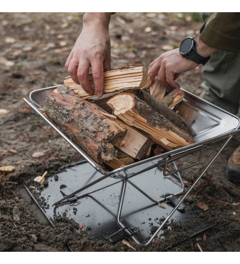 OFFLANDER DUŻY GRILL SKŁADANY KEMPINGOWY PRZENOŚNY | Sklep IronR...