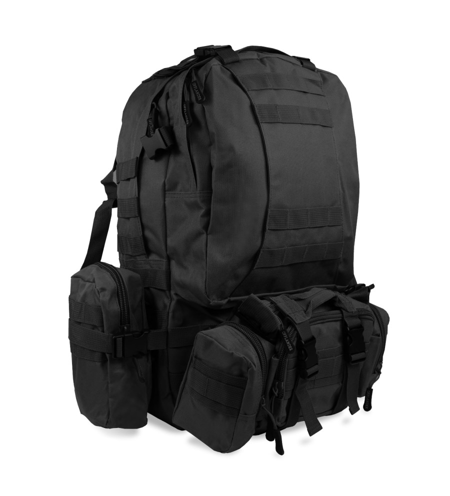 OFFLANDER PLECAK TURYSTYCZNY SURVIVAL COMBO 38L CZARNY | Sklep Iron...