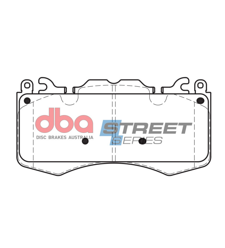 Klocki hamulcowes DBA Street Semi-metallic | Oś przednia (DB2204SS...