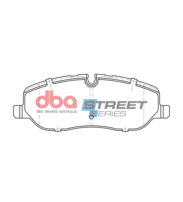 Klocki hamulcowes DBA Street Semi-metallic | Oś przednia (DB1780SS...