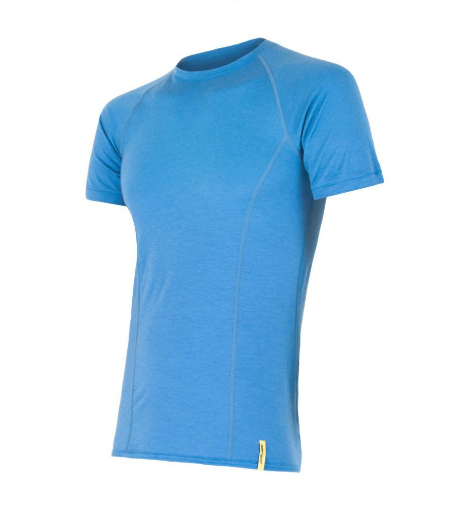 SENSOR MERINO ACTIVE tee ss MEN blue M | Sklep IronRat Outdoor