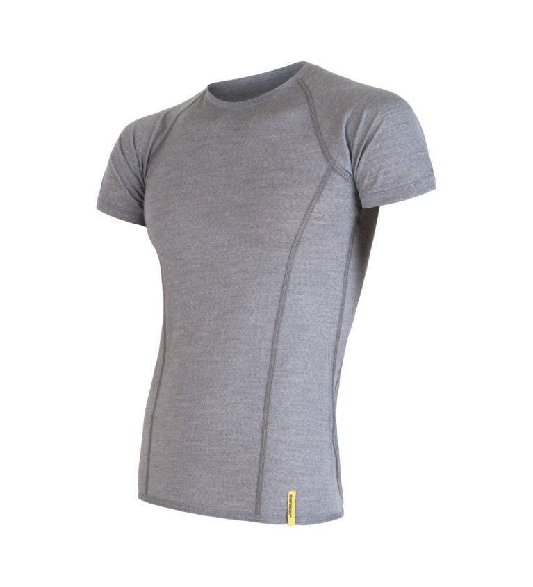SENSOR MERINO ACTIVE tee ss MEN grey L | Sklep IronRat Outdoor