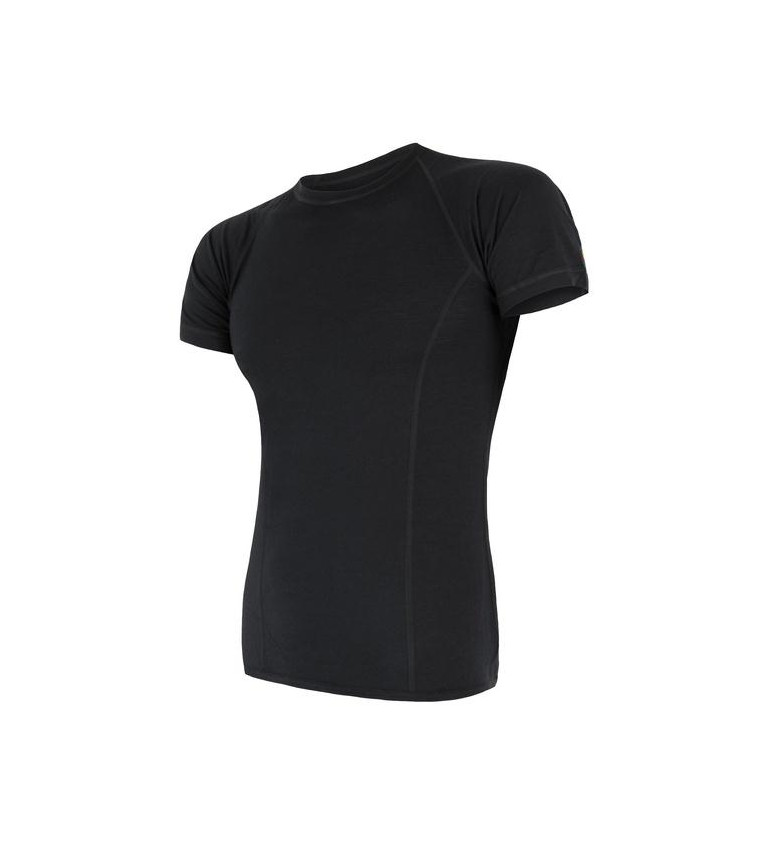 SENSOR MERINO AIR tee ss MEN black L | Sklep IronRat Outdoor