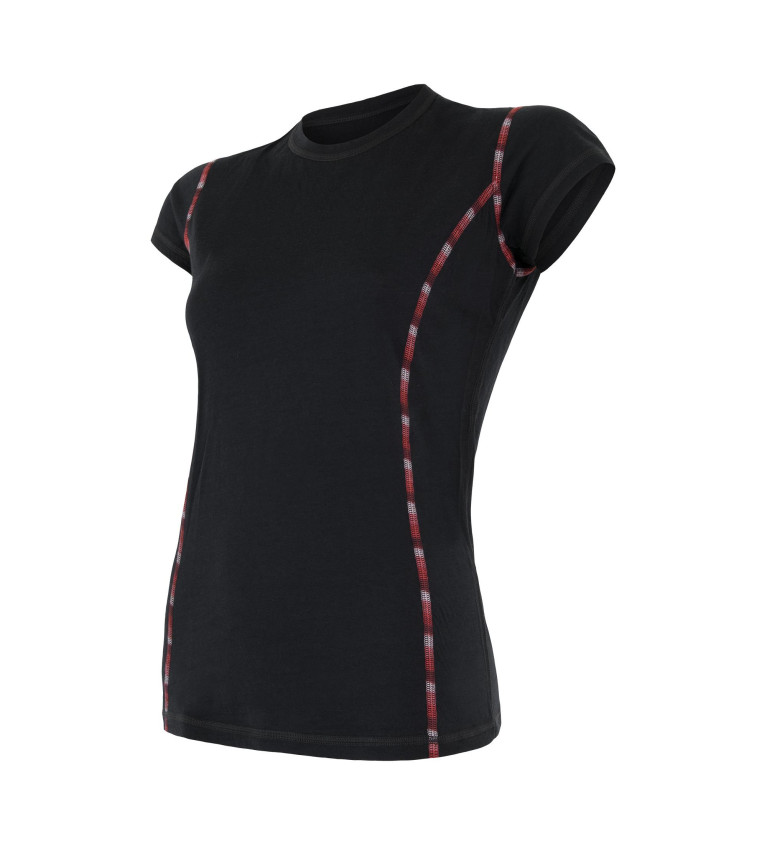 SENSOR MERINO AIR tee ss WOM black M | Sklep IronRat Outdoor