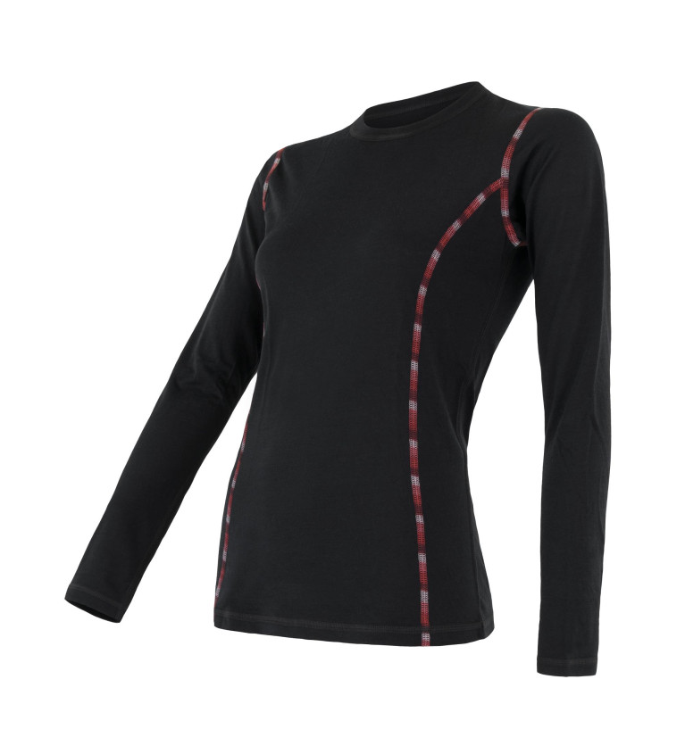 SENSOR MERINO AIR tee ls WOM blk XL | Sklep IronRat Outdoor