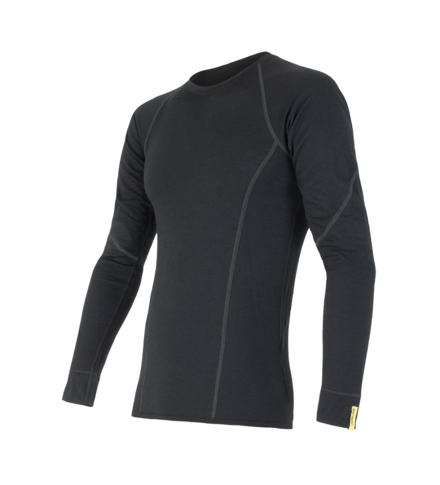 SENSOR MERINO ACTIVE tee ls MEN black XL | Sklep IronRat Outdoor