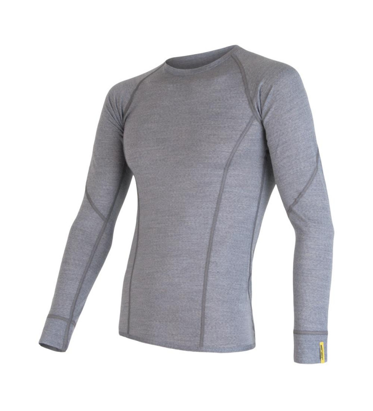 SENSOR MERINO ACTIVE tee ls MEN grey S | Sklep IronRat Outdoor