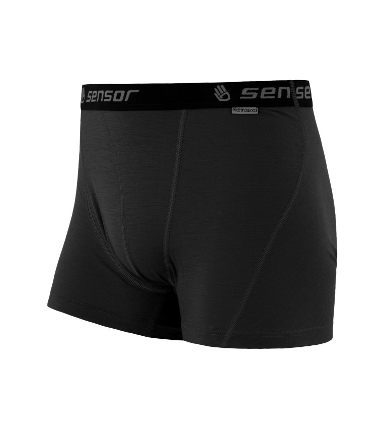SENSOR MERINO ACTIVE boxers MEN black L | Sklep IronRat Outdoor