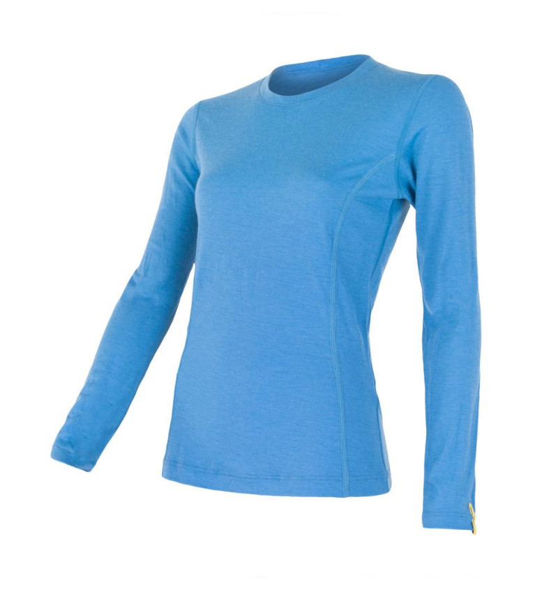 SENSOR MERINO ACTIVE tee ls WOM blue S | Sklep IronRat Outdoor