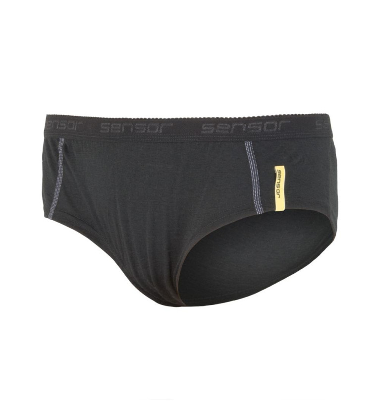 SENSOR MERINO ACTIVE panties WOM black M | Sklep IronRat Outdoor