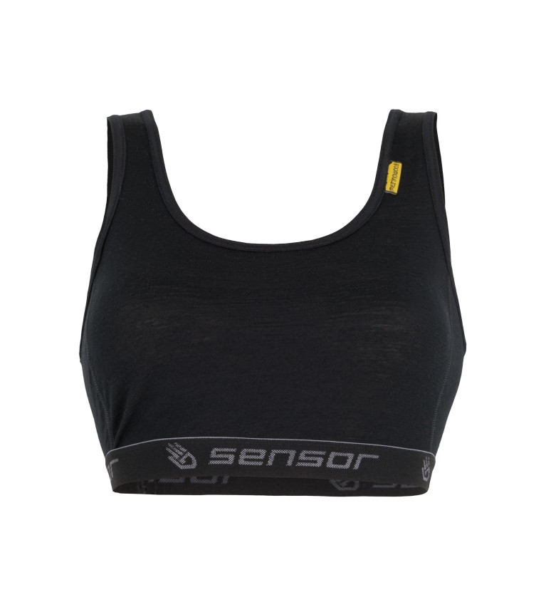 SENSOR MERINO ACTIVE bra WOM black XL | Sklep IronRat Outdoor