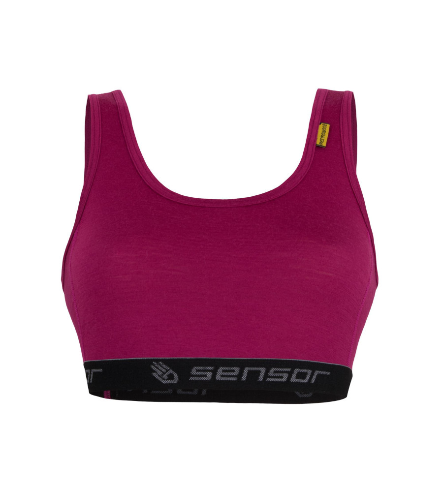 SENSOR MERINO ACTIVE bra WOM lilla M | Sklep IronRat Outdoor