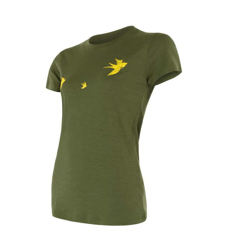 SENSOR MERINO ACTIVE PT tee ss WOM safari swal. S | Sklep IronRat O...