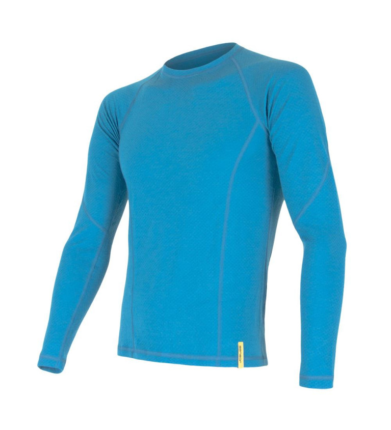 SENSOR MERINO DF tee ls MEN blue S | Sklep IronRat Outdoor