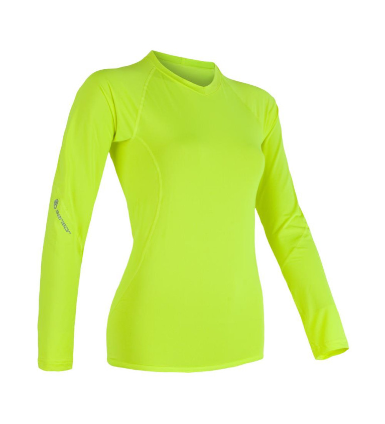 SENSOR COOLMAX FRESH tee ls WOM reflex yellow XL | Sklep IronRat Ou...