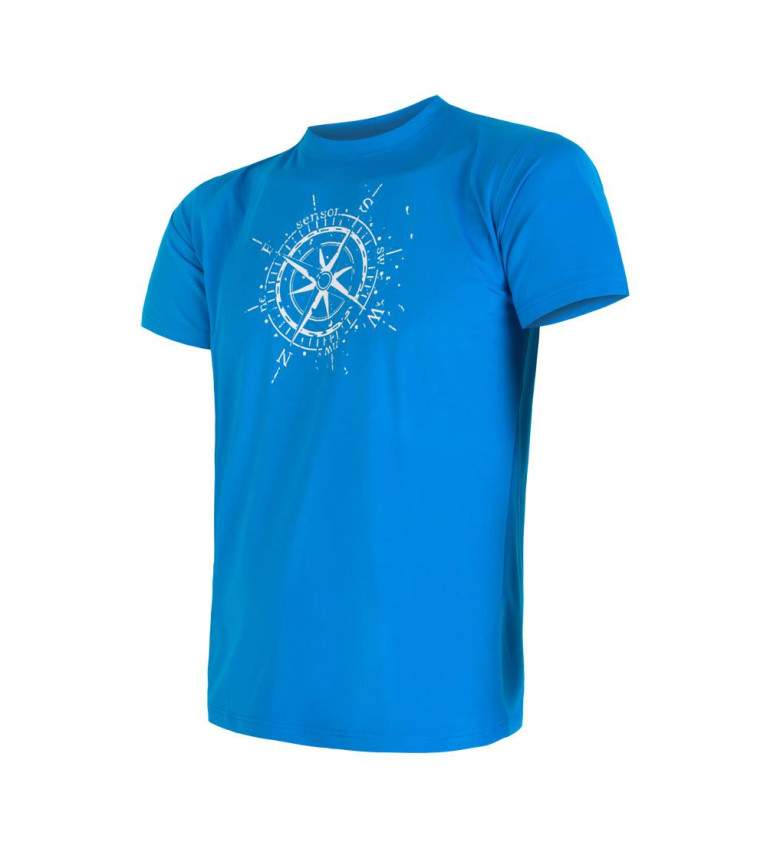 SENSOR COOLMAX FRESH PT tee ss MEN blue compass M | Sklep IronRat O...