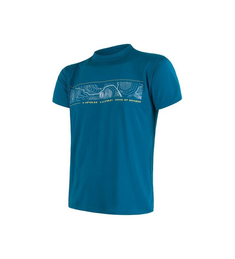 SENSOR COOLMAX FRESH PT tee ss MEN saphire gps S | Sklep IronRat Ou...