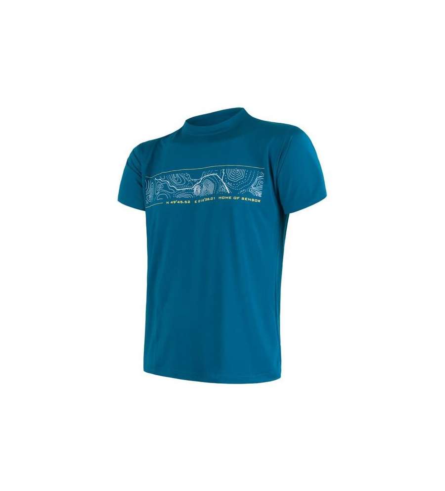 SENSOR COOLMAX FRESH PT tee ss MEN saphire gps S | Sklep IronRat Ou...