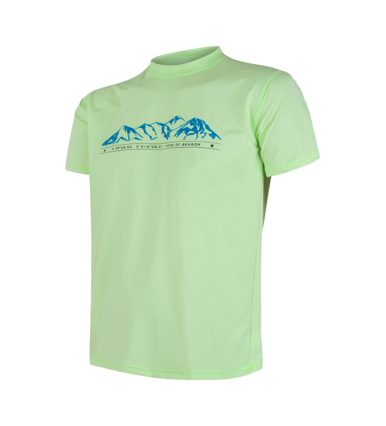SENSOR COOLMAX FRESH PT tee ss MEN paradise grn S | Sklep IronRat O...