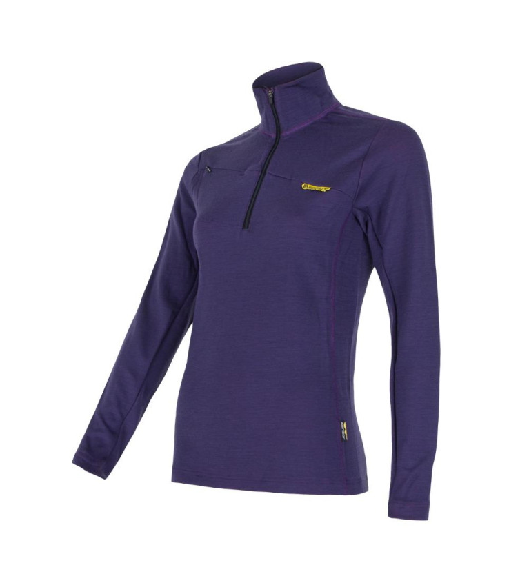 SENSOR MERINO UPPER fleece short zip WOM pur M | Sklep IronRat Outdoor