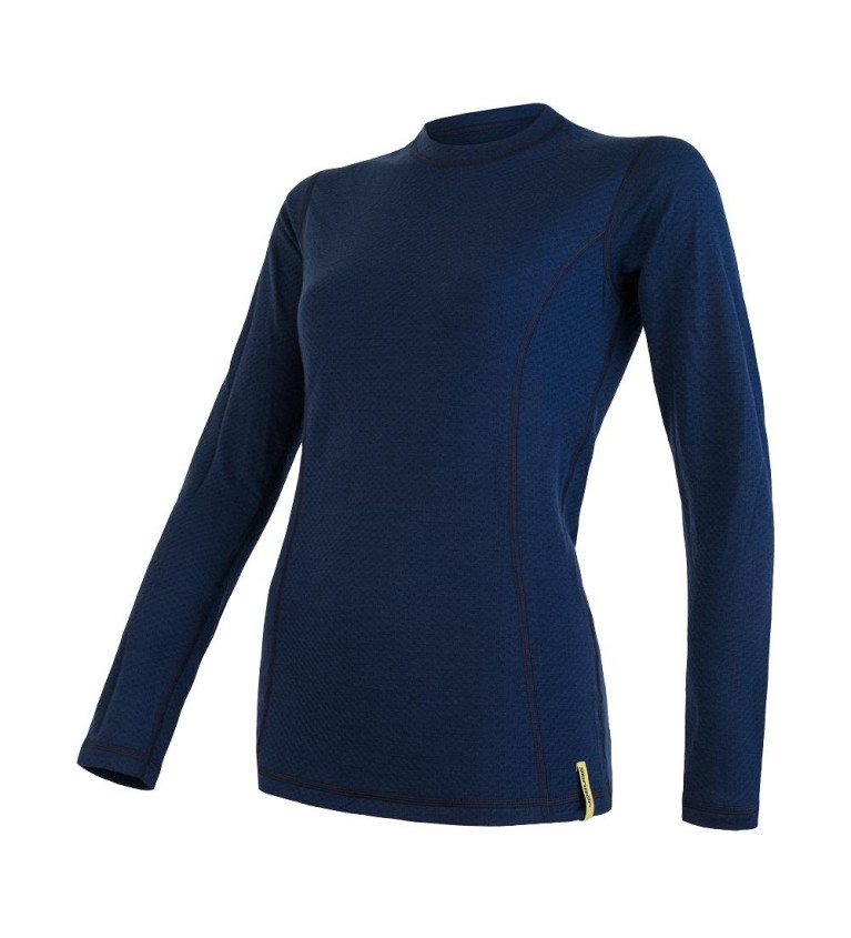 SENSOR MERINO DF tee ls WOM deep blu S | Sklep IronRat Outdoor