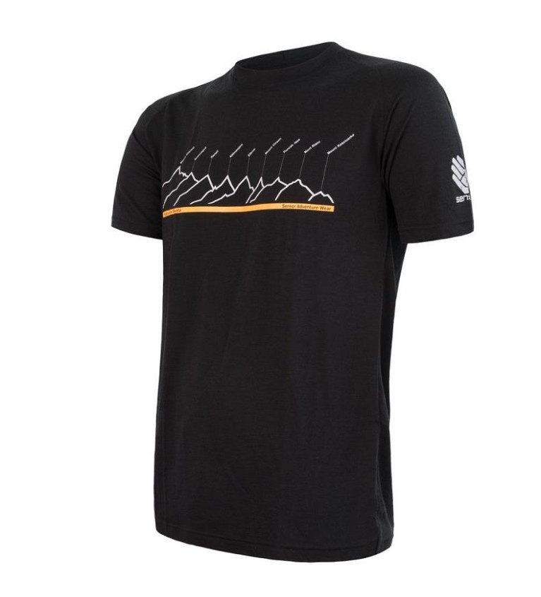 SENSOR MERINO AIR PT tee ss MEN blk RJ XL | Sklep IronRat Outdoor
