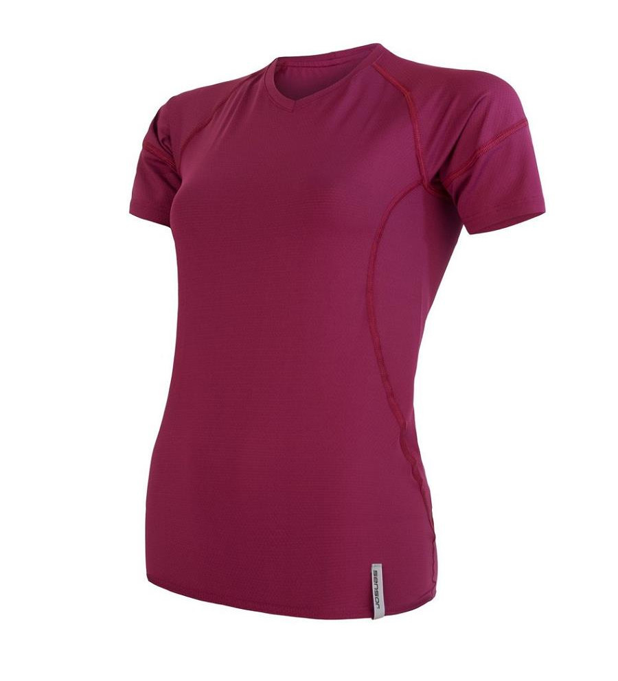 SENSOR COOLMAX TECH tee ss WOM lilla S | Sklep IronRat Outdoor