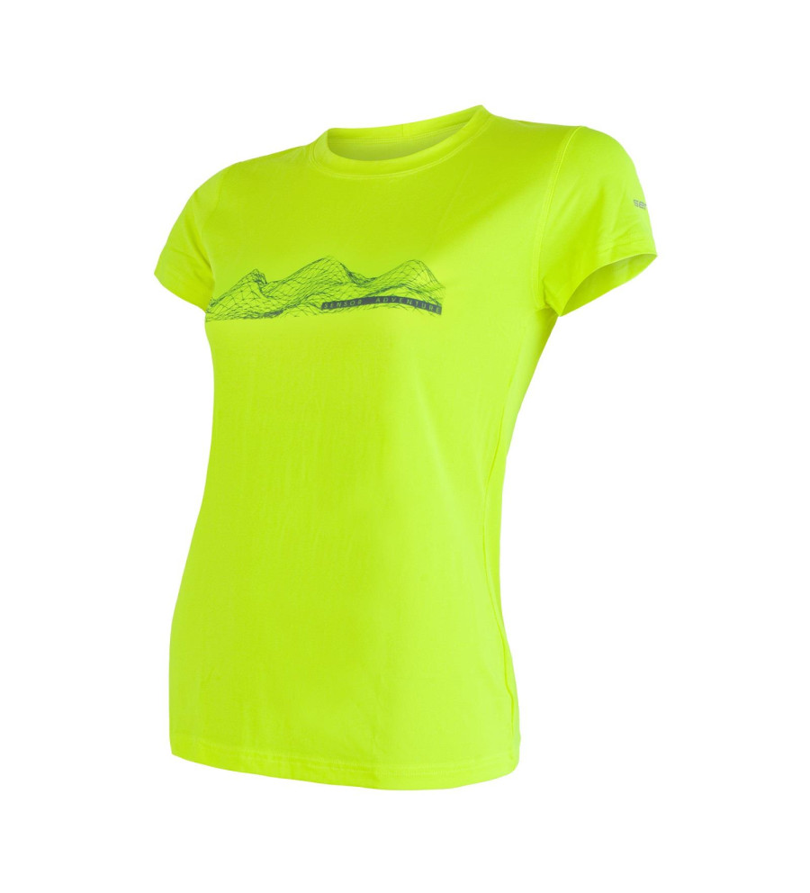 SENSOR COOLMAX FRESH PT tee ss WOM refley yel. XL | Sklep IronRat O...