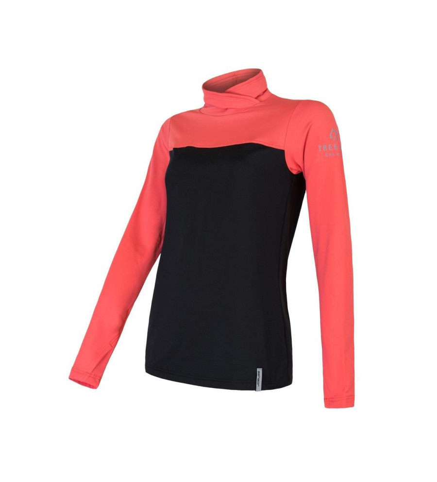 SENSOR COOLMAX THERMO sweat shirt WOM blk/coral M | Sklep IronRat O...