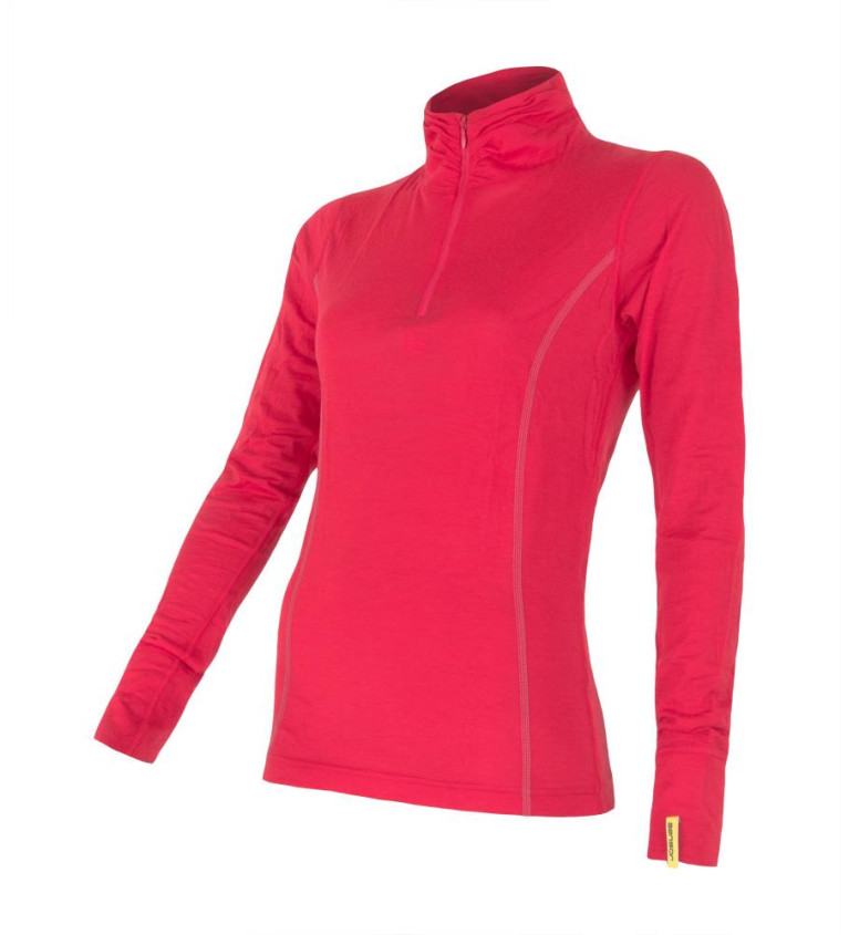 SENSOR MERINO ACTIVE tee ls zip WOM mag L | Sklep IronRat Outdoor