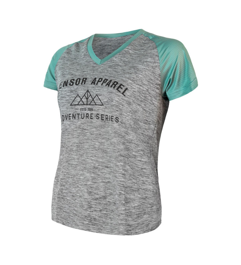 SENSOR CYCLE jersey SS WOM gry/mint CHARGER S | Sklep IronRat Outdoor
