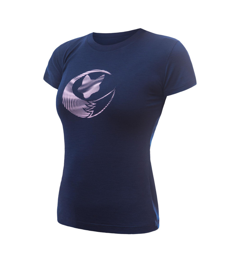SENSOR MERINO ACTIVE PT tee ss WOM deep blue fox L | Sklep IronRat ...