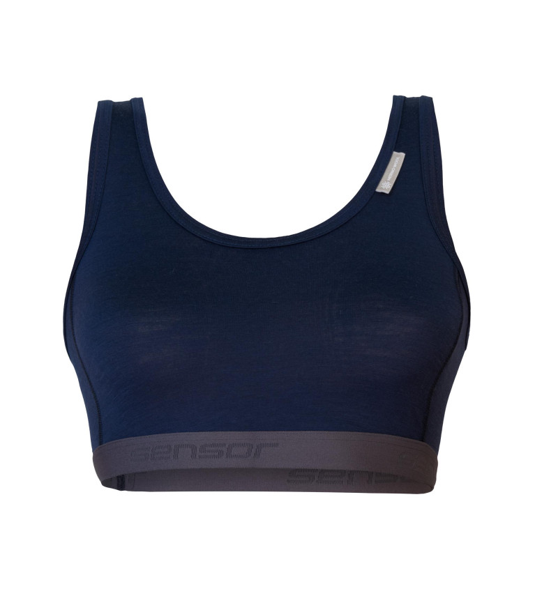 SENSOR MERINO ACTIVE bra WOM deep blue M | Sklep IronRat Outdoor