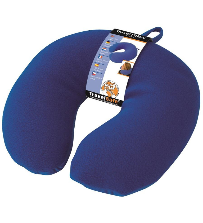 Travel Safe- Poduszka Travel pillow fleece blue | Sklep IronRat Out...