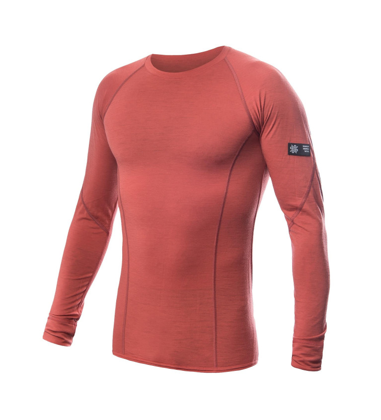 SENSOR MERINO ACTIVE tee ls MEN terracotta XL | Sklep IronRat Outdoor