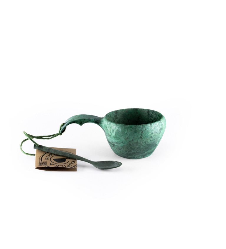KUPILKA - Classic cup + łyżeczka green | Sklep IronRat Outdoor