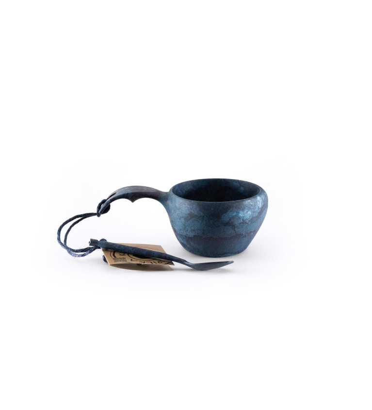 KUPILKA - Classic cup + łyżeczka blue | Sklep IronRat Outdoor