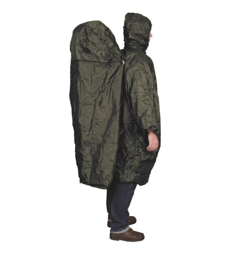 Travel Safe - Poncho zipper extension Olive L/XL | Sklep IronRat Ou...