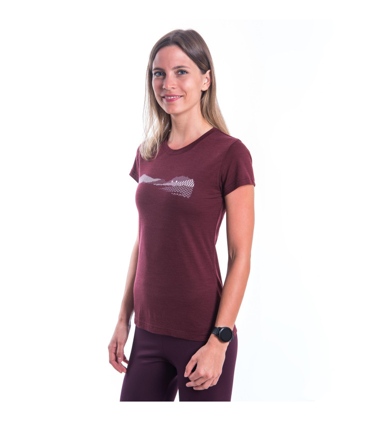 SENSOR MERINO AIR PT tee ss WOM port red hills XL | Sklep IronRat O...