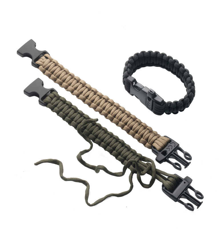 MACGYVER BRANSOLETKA PRZETRWANIA - LINKA PARACORD 102255 | Sklep Ir...
