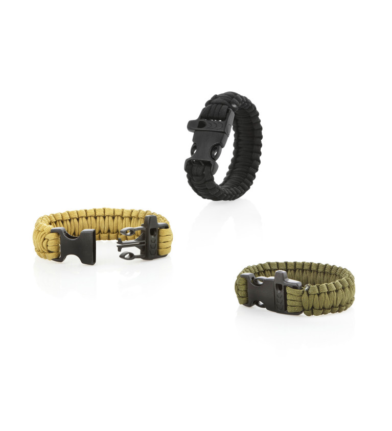 MACGYVER BRANSOLETKA PRZETRWANIA - LINKA PARACORD 102255 | Sklep Ir...