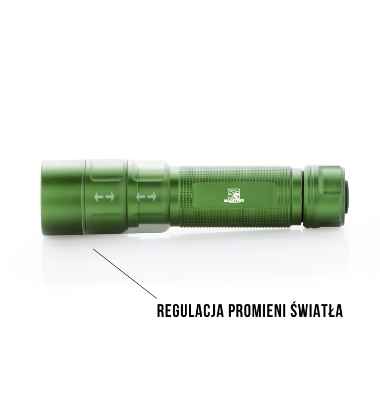 MACGYVER LATARKA ALUMINIOWA Z PŁYNNĄ REGULACJĄ ŚWIATŁA 200 LM ...