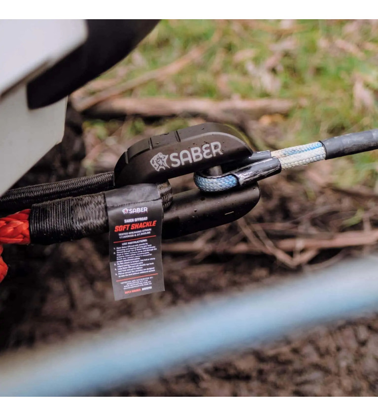 Saber 7075 Alloy Winch Shackle - Cerakote Red | Sklep IronRat Outdoor