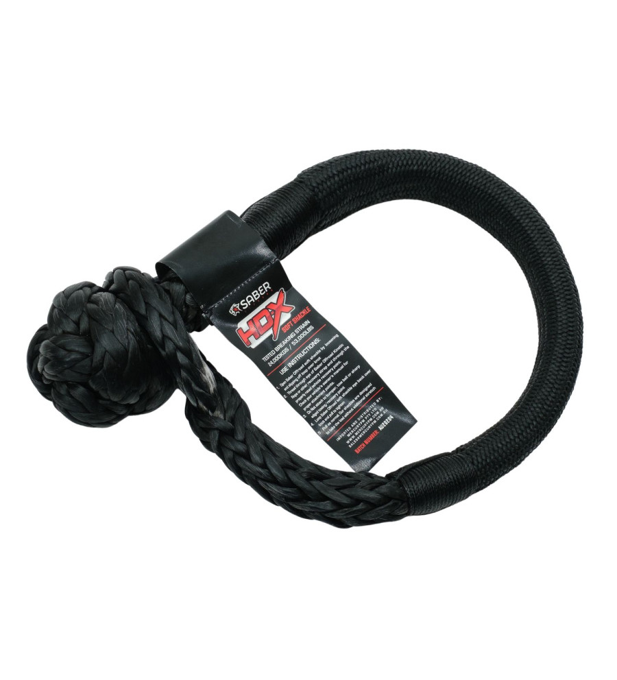 Saber 24,000KG HDX Technora Bound Soft Shackle | Sklep IronRat Outdoor