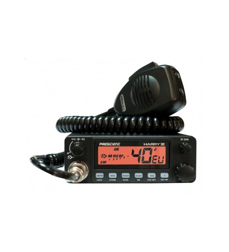 RADIO CB PRESIDENT HARRY III ASC AM/FM | Sklep IronRat Outdoor