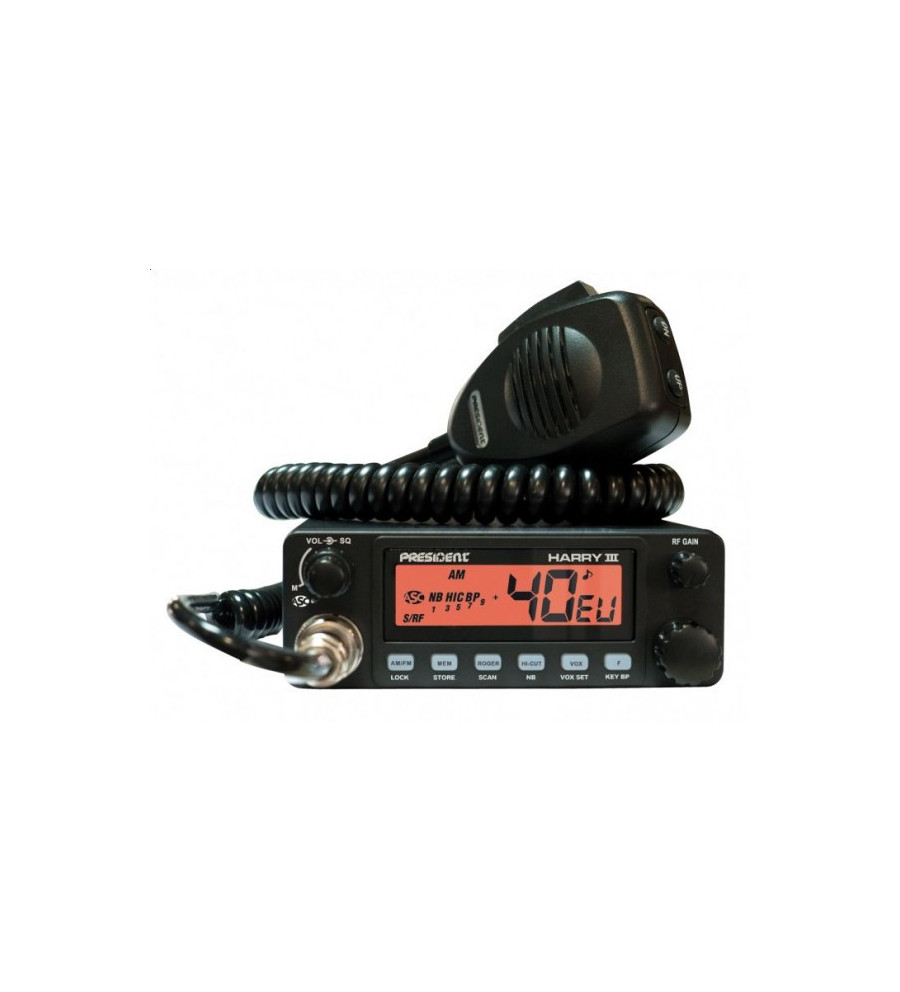 RADIO CB PRESIDENT HARRY III ASC AM/FM | Sklep IronRat Outdoor