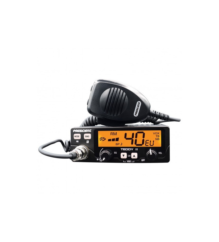 RADIO CB PRESIDENT TEDDY II ASC VOX AM/FM | Sklep IronRat Outdoor