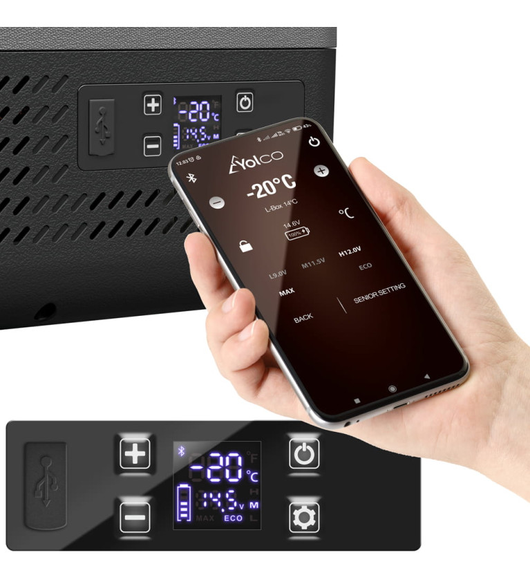 Lodówka przenośna kompresorowa Yolco ET8 Carbon