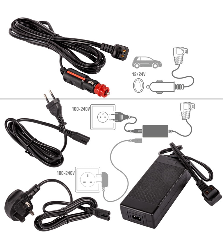 Lodówka kompresorowa Yolco RL80D Black