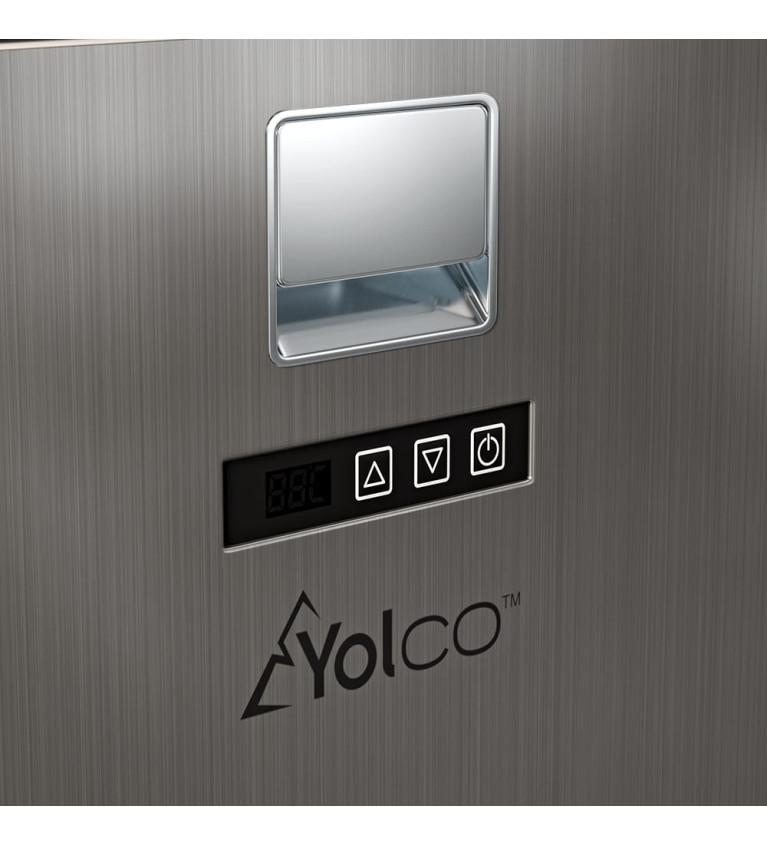 Lodówka kompresorowa Yolco QL90 Silver